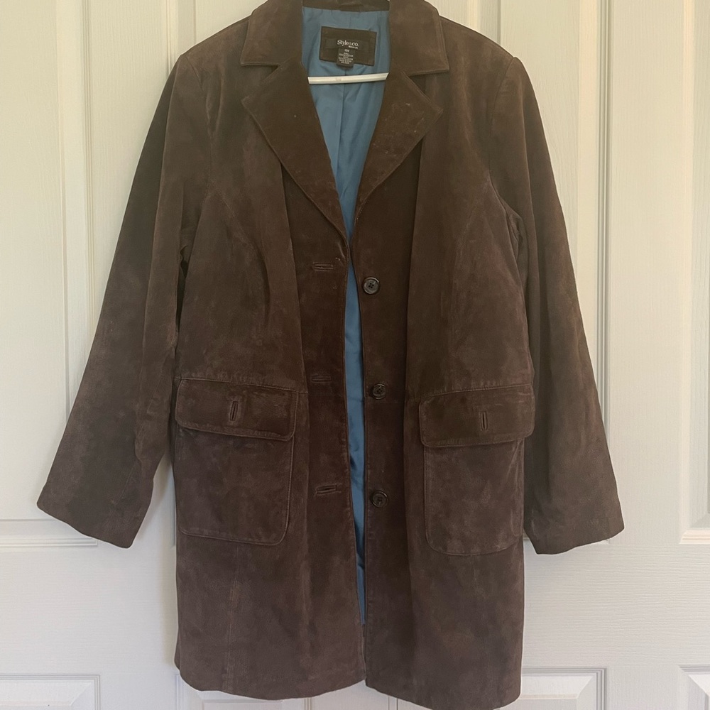 Style & Co leather jacket